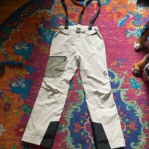 Scott dust WhiteMen's ski Pants